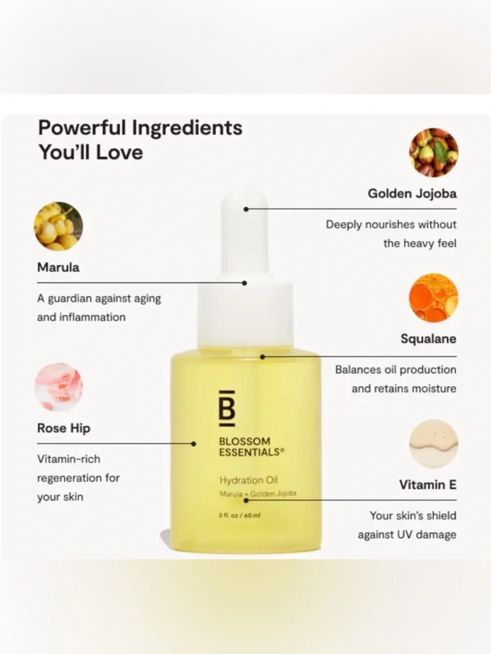 Blossom Essentials Hydration Oil